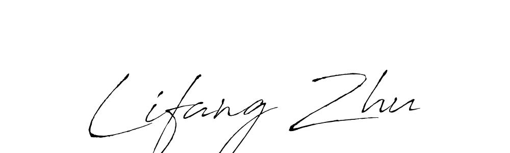 Design your own signature with our free online signature maker. With this signature software, you can create a handwritten (Antro_Vectra) signature for name Lifang Zhu. Lifang Zhu signature style 6 images and pictures png