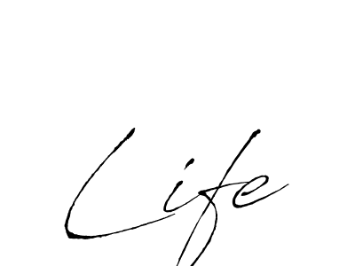 How to make Life name signature. Use Antro_Vectra style for creating short signs online. This is the latest handwritten sign. Life signature style 6 images and pictures png