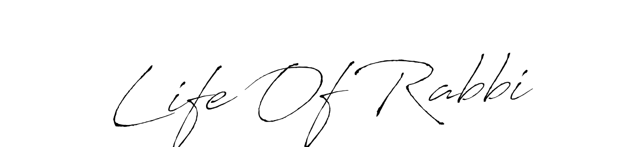 Create a beautiful signature design for name Life Of Rabbi. With this signature (Antro_Vectra) fonts, you can make a handwritten signature for free. Life Of Rabbi signature style 6 images and pictures png