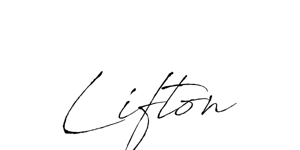 Make a beautiful signature design for name Lifton. With this signature (Antro_Vectra) style, you can create a handwritten signature for free. Lifton signature style 6 images and pictures png