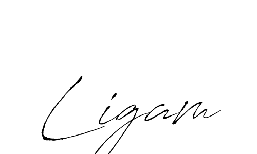 Ligam stylish signature style. Best Handwritten Sign (Antro_Vectra) for my name. Handwritten Signature Collection Ideas for my name Ligam. Ligam signature style 6 images and pictures png
