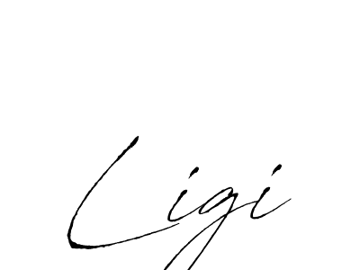 Design your own signature with our free online signature maker. With this signature software, you can create a handwritten (Antro_Vectra) signature for name Ligi. Ligi signature style 6 images and pictures png