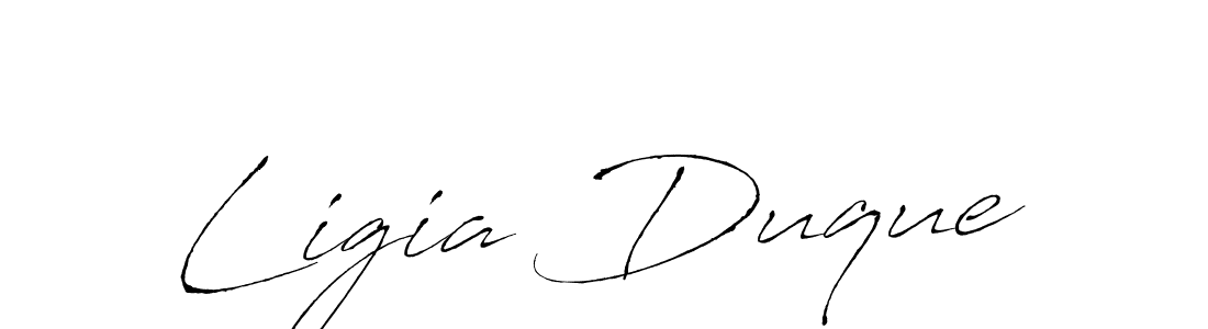 Antro_Vectra is a professional signature style that is perfect for those who want to add a touch of class to their signature. It is also a great choice for those who want to make their signature more unique. Get Ligia Duque name to fancy signature for free. Ligia Duque signature style 6 images and pictures png