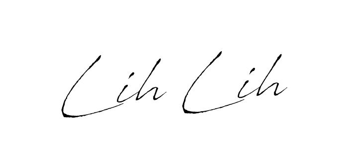 How to Draw Lih Lih signature style? Antro_Vectra is a latest design signature styles for name Lih Lih. Lih Lih signature style 6 images and pictures png