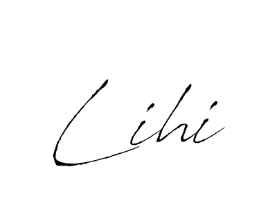 if you are searching for the best signature style for your name Lihi. so please give up your signature search. here we have designed multiple signature styles  using Antro_Vectra. Lihi signature style 6 images and pictures png