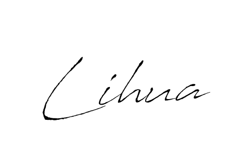 Similarly Antro_Vectra is the best handwritten signature design. Signature creator online .You can use it as an online autograph creator for name Lihua. Lihua signature style 6 images and pictures png