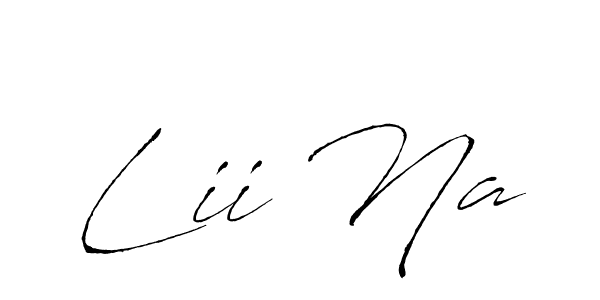Also we have Lii Na name is the best signature style. Create professional handwritten signature collection using Antro_Vectra autograph style. Lii Na signature style 6 images and pictures png