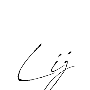 You should practise on your own different ways (Antro_Vectra) to write your name (Lij) in signature. don't let someone else do it for you. Lij signature style 6 images and pictures png
