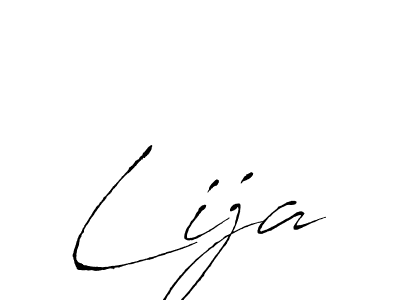 Antro_Vectra is a professional signature style that is perfect for those who want to add a touch of class to their signature. It is also a great choice for those who want to make their signature more unique. Get Lija name to fancy signature for free. Lija signature style 6 images and pictures png