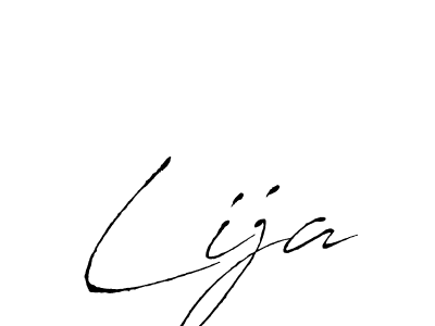 Antro_Vectra is a professional signature style that is perfect for those who want to add a touch of class to their signature. It is also a great choice for those who want to make their signature more unique. Get Lija name to fancy signature for free. Lija signature style 6 images and pictures png