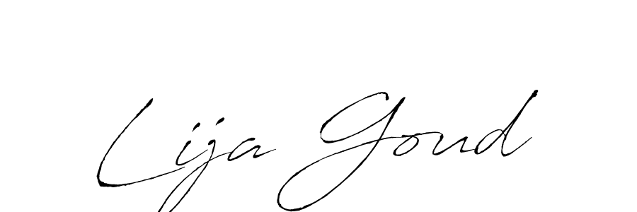 Best and Professional Signature Style for Lija Goud. Antro_Vectra Best Signature Style Collection. Lija Goud signature style 6 images and pictures png