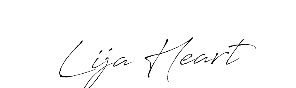 You should practise on your own different ways (Antro_Vectra) to write your name (Lija Heart) in signature. don't let someone else do it for you. Lija Heart signature style 6 images and pictures png