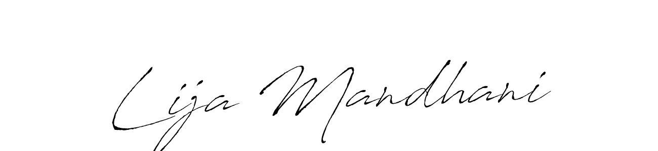 Once you've used our free online signature maker to create your best signature Antro_Vectra style, it's time to enjoy all of the benefits that Lija Mandhani name signing documents. Lija Mandhani signature style 6 images and pictures png