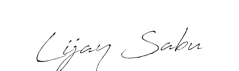 Make a short Lijay Sabu signature style. Manage your documents anywhere anytime using Antro_Vectra. Create and add eSignatures, submit forms, share and send files easily. Lijay Sabu signature style 6 images and pictures png