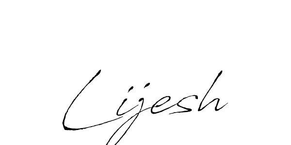 Create a beautiful signature design for name Lijesh. With this signature (Antro_Vectra) fonts, you can make a handwritten signature for free. Lijesh signature style 6 images and pictures png