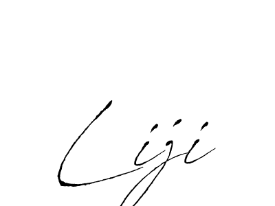 How to make Liji signature? Antro_Vectra is a professional autograph style. Create handwritten signature for Liji name. Liji signature style 6 images and pictures png