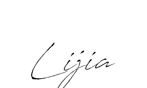 Make a beautiful signature design for name Lijia. With this signature (Antro_Vectra) style, you can create a handwritten signature for free. Lijia signature style 6 images and pictures png