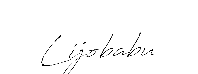Design your own signature with our free online signature maker. With this signature software, you can create a handwritten (Antro_Vectra) signature for name Lijobabu. Lijobabu signature style 6 images and pictures png