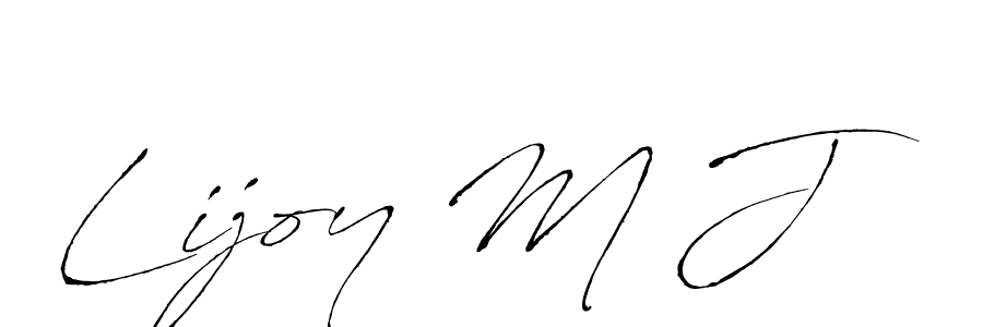 You can use this online signature creator to create a handwritten signature for the name Lijoy M J. This is the best online autograph maker. Lijoy M J signature style 6 images and pictures png