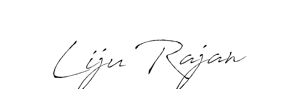 Design your own signature with our free online signature maker. With this signature software, you can create a handwritten (Antro_Vectra) signature for name Liju Rajan. Liju Rajan signature style 6 images and pictures png