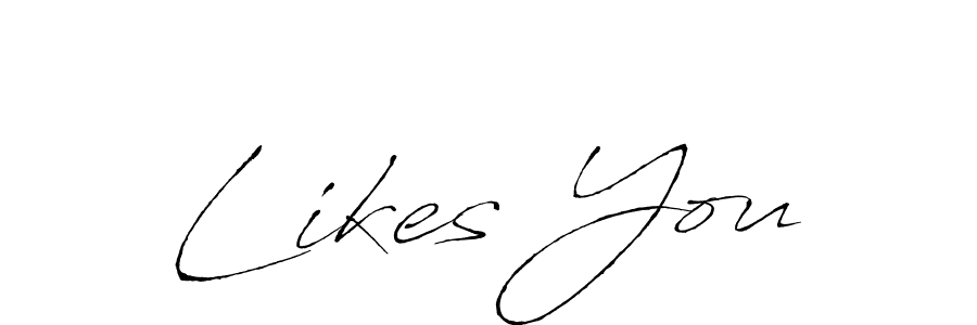 Create a beautiful signature design for name Likes You. With this signature (Antro_Vectra) fonts, you can make a handwritten signature for free. Likes You signature style 6 images and pictures png