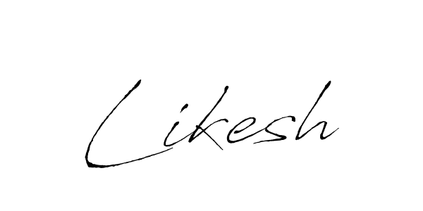 Use a signature maker to create a handwritten signature online. With this signature software, you can design (Antro_Vectra) your own signature for name Likesh. Likesh signature style 6 images and pictures png