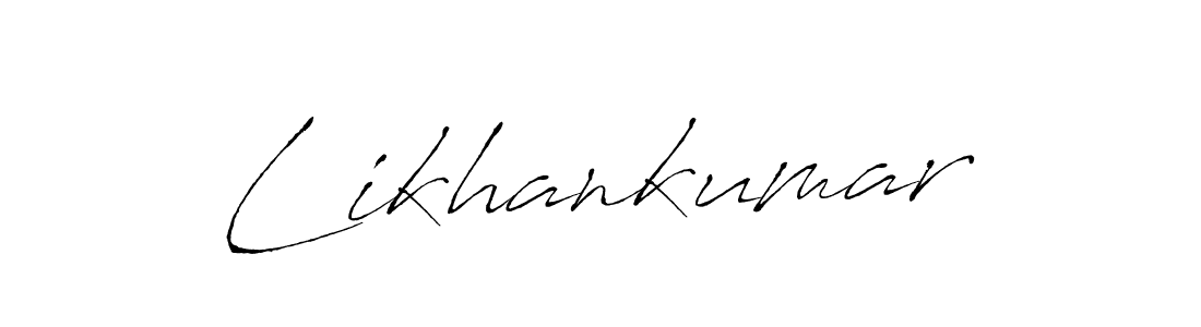 Make a beautiful signature design for name Likhankumar. With this signature (Antro_Vectra) style, you can create a handwritten signature for free. Likhankumar signature style 6 images and pictures png