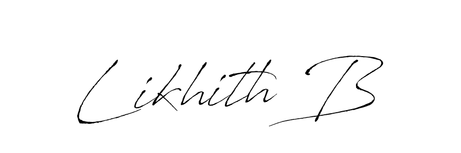 Similarly Antro_Vectra is the best handwritten signature design. Signature creator online .You can use it as an online autograph creator for name Likhith B. Likhith B signature style 6 images and pictures png