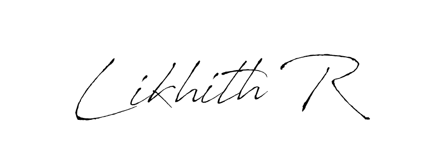 Here are the top 10 professional signature styles for the name Likhith R. These are the best autograph styles you can use for your name. Likhith R signature style 6 images and pictures png