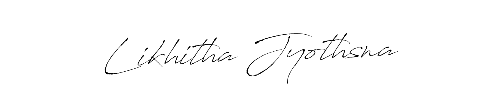 It looks lik you need a new signature style for name Likhitha Jyothsna. Design unique handwritten (Antro_Vectra) signature with our free signature maker in just a few clicks. Likhitha Jyothsna signature style 6 images and pictures png