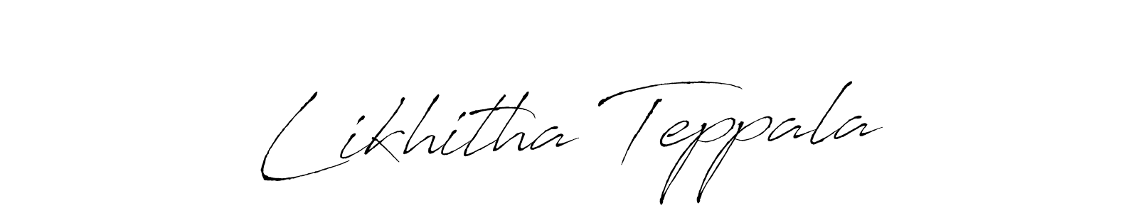 Use a signature maker to create a handwritten signature online. With this signature software, you can design (Antro_Vectra) your own signature for name Likhitha Teppala. Likhitha Teppala signature style 6 images and pictures png