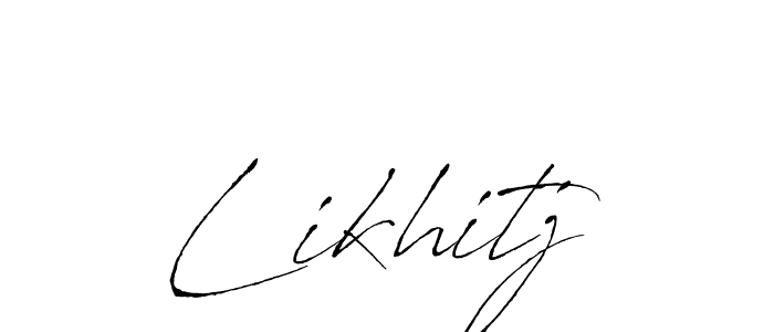 Create a beautiful signature design for name Likhitj. With this signature (Antro_Vectra) fonts, you can make a handwritten signature for free. Likhitj signature style 6 images and pictures png