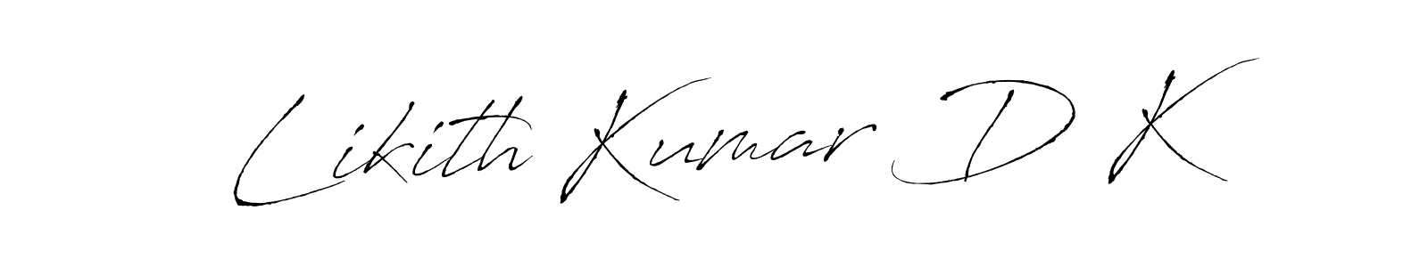 Similarly Antro_Vectra is the best handwritten signature design. Signature creator online .You can use it as an online autograph creator for name Likith Kumar D K. Likith Kumar D K signature style 6 images and pictures png