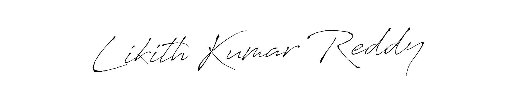 Likith Kumar Reddy stylish signature style. Best Handwritten Sign (Antro_Vectra) for my name. Handwritten Signature Collection Ideas for my name Likith Kumar Reddy. Likith Kumar Reddy signature style 6 images and pictures png