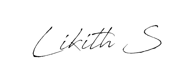 Once you've used our free online signature maker to create your best signature Antro_Vectra style, it's time to enjoy all of the benefits that Likith S name signing documents. Likith S signature style 6 images and pictures png
