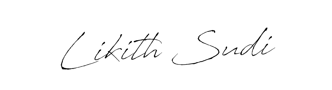 It looks lik you need a new signature style for name Likith Sudi. Design unique handwritten (Antro_Vectra) signature with our free signature maker in just a few clicks. Likith Sudi signature style 6 images and pictures png