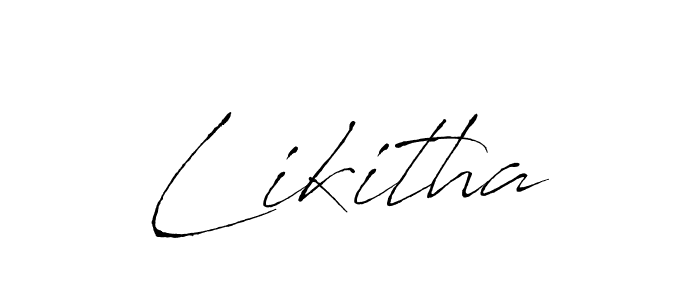 You should practise on your own different ways (Antro_Vectra) to write your name (Likitha) in signature. don't let someone else do it for you. Likitha signature style 6 images and pictures png