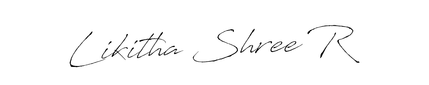 Also we have Likitha Shree R name is the best signature style. Create professional handwritten signature collection using Antro_Vectra autograph style. Likitha Shree R signature style 6 images and pictures png