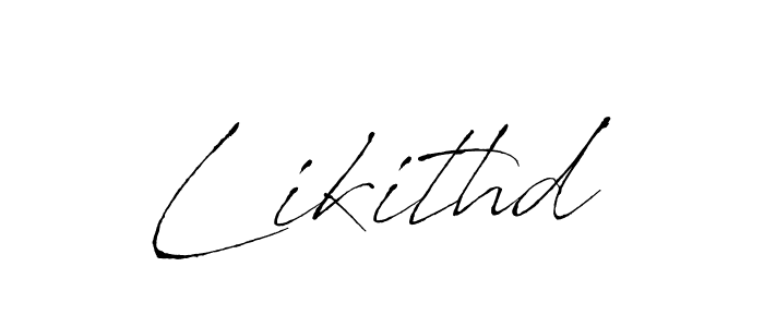 How to make Likithd signature? Antro_Vectra is a professional autograph style. Create handwritten signature for Likithd name. Likithd signature style 6 images and pictures png