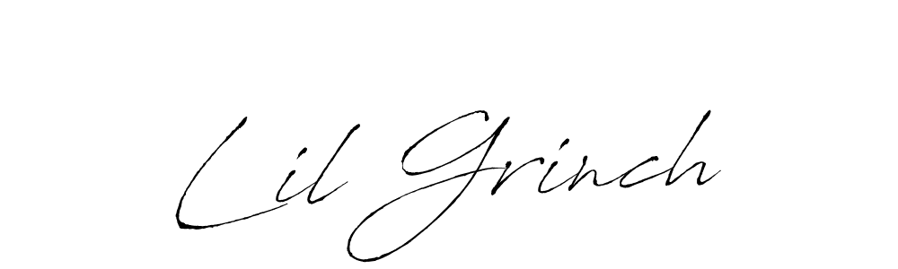 Design your own signature with our free online signature maker. With this signature software, you can create a handwritten (Antro_Vectra) signature for name Lil Grinch. Lil Grinch signature style 6 images and pictures png