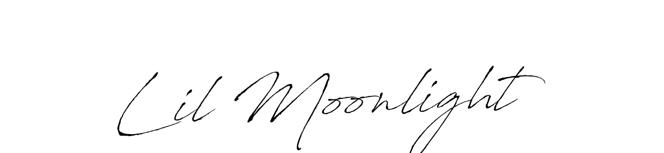 Make a beautiful signature design for name Lil Moonlight. Use this online signature maker to create a handwritten signature for free. Lil Moonlight signature style 6 images and pictures png