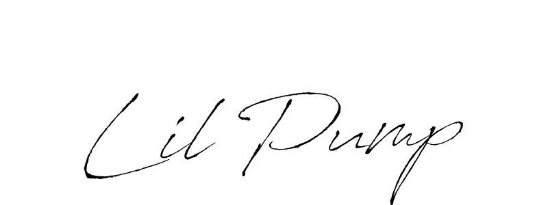 Lil Pump stylish signature style. Best Handwritten Sign (Antro_Vectra) for my name. Handwritten Signature Collection Ideas for my name Lil Pump. Lil Pump signature style 6 images and pictures png