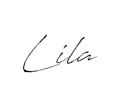 Create a beautiful signature design for name Lila. With this signature (Antro_Vectra) fonts, you can make a handwritten signature for free. Lila signature style 6 images and pictures png