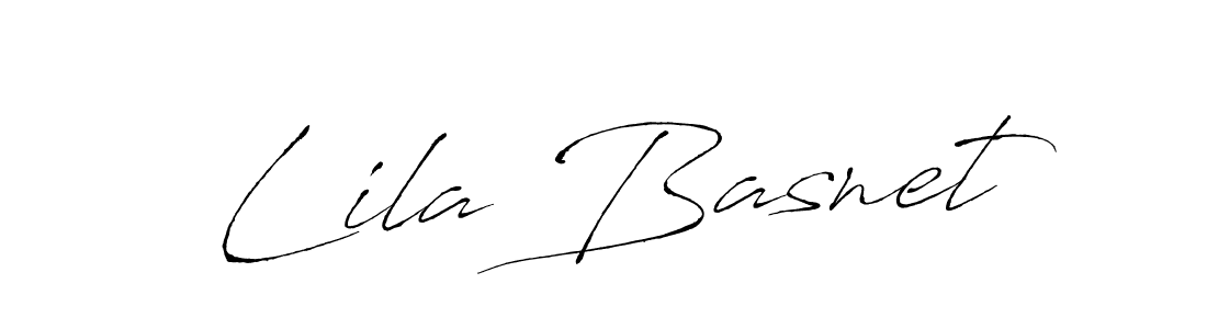 How to make Lila Basnet signature? Antro_Vectra is a professional autograph style. Create handwritten signature for Lila Basnet name. Lila Basnet signature style 6 images and pictures png