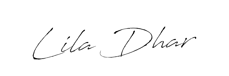 How to make Lila Dhar signature? Antro_Vectra is a professional autograph style. Create handwritten signature for Lila Dhar name. Lila Dhar signature style 6 images and pictures png