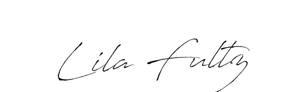 Use a signature maker to create a handwritten signature online. With this signature software, you can design (Antro_Vectra) your own signature for name Lila Fultz. Lila Fultz signature style 6 images and pictures png