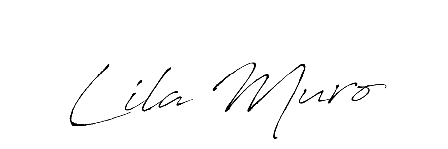 How to make Lila Muro signature? Antro_Vectra is a professional autograph style. Create handwritten signature for Lila Muro name. Lila Muro signature style 6 images and pictures png