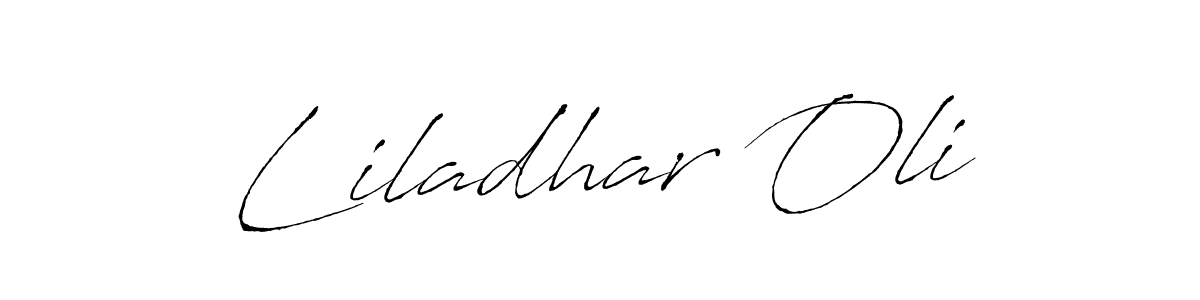 You can use this online signature creator to create a handwritten signature for the name Liladhar Oli. This is the best online autograph maker. Liladhar Oli signature style 6 images and pictures png