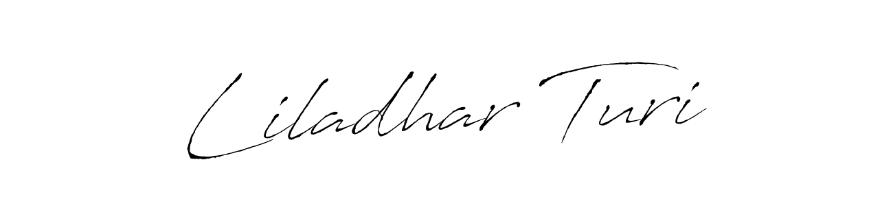 Similarly Antro_Vectra is the best handwritten signature design. Signature creator online .You can use it as an online autograph creator for name Liladhar Turi. Liladhar Turi signature style 6 images and pictures png