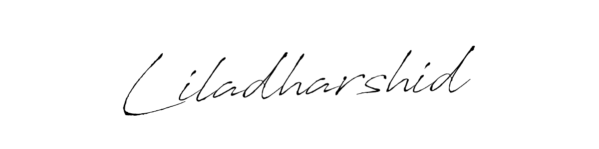 Create a beautiful signature design for name Liladharshid. With this signature (Antro_Vectra) fonts, you can make a handwritten signature for free. Liladharshid signature style 6 images and pictures png